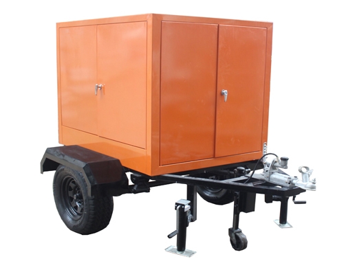 Transformer Oil Filtration Machine Mounted On Trailer