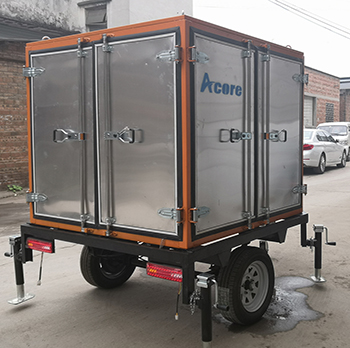 MTP Mobile Transformer Oil Filtration Machine On Trailer