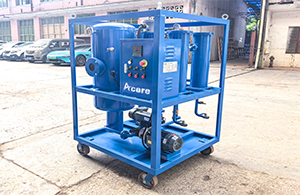 VHF20(1200LPH) Hydraulic Oil Filtering Machine Sales to Colombia