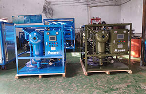 Two Sets DVTP-50(3000LPH) Transformer Oil Purifiers Sales to Thailand Electrics Industrial