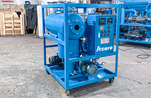 VDF50(3000L/H) Vacuum Dehydration Oil Purification Machine Sales to Bangladesh