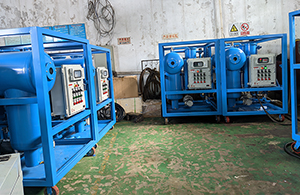 4 sets of TOP100(6000L/H) Turbine Oil Purifiers Sales to Algeria