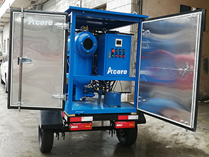 MTP (1000LPH) Transformer Oil Filtration System Mounted on Mobile Trailer