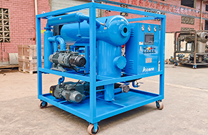 DVTP100(6000LPH) Vacuum Transformer Oil Purification Machine Sales to USA