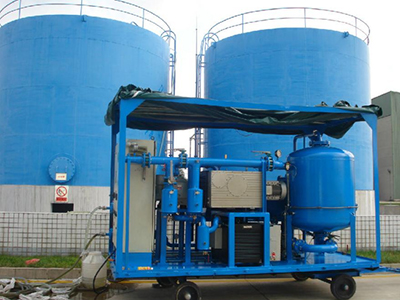 High Vacuum Dehydration Oil Purification System