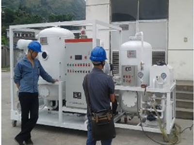 Operation Of Vacuum Oil Purifier