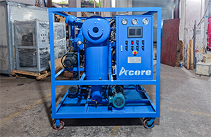DVTP50(3000LPH) Dielectric Oil Treatment Machine sales to Colombia