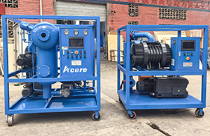 VPS2000 Vacuum Pump Unit and DVTP100 transformer oil purification plant sales to Turkey