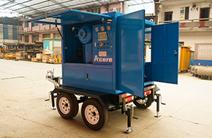 DVTP50(3000LPH) Transformer Oil Purifier Mounted on Trailer Sales to Chile