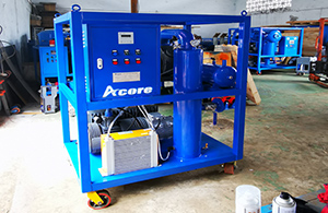VPS1000 Vacuum Pump Machine For Evacuating & Drying of Transformers sales to Honduras